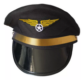 Gorro Sombrero Capitán Aviador Marinero Complemento Disfraz Halloween